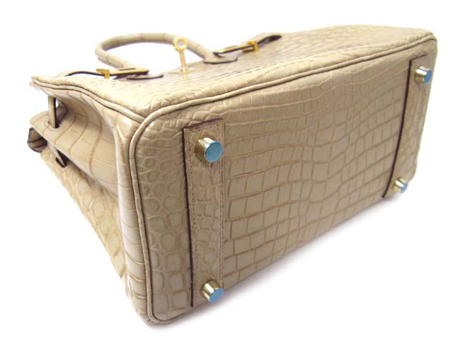 エルメス バーキン25(クロコダイルニロティカスマット/プシエール)